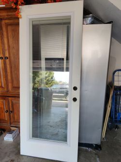 Brand New Door with interior shade