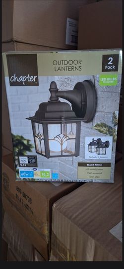 Wall exterior wall lights new" set of 2