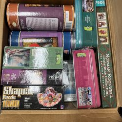 Large Lot Of Unopened Puzzles