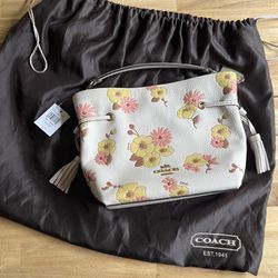Coach Andy Tote with Floral Cluster Print -Never Used