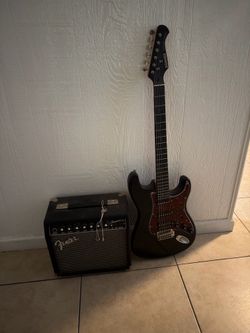 Guitar & amp combo