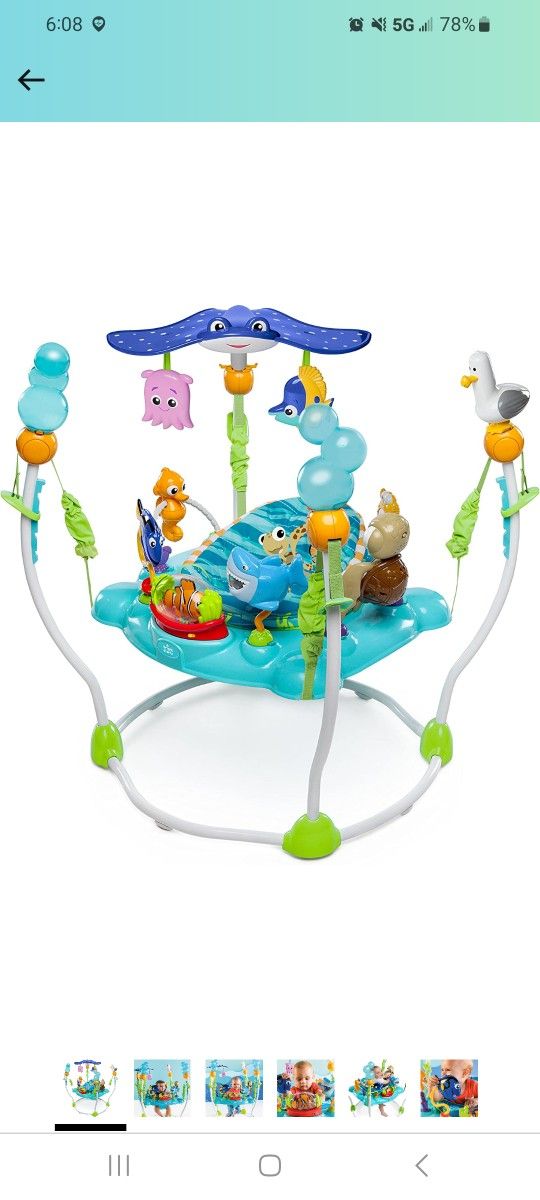 Disney Baby Finding Nemo Sea Of Activities Jumper