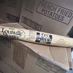 Baseball Bat From Angle Stadium 