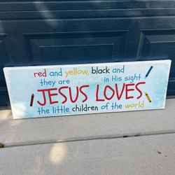 Jesus Loves Art Work 