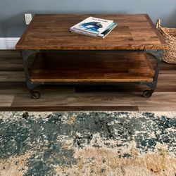 Solid Wood Coffee Table 