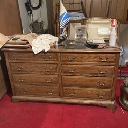 Large Dresser 8 Drawers Wood