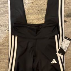 NWT Adidas Girls 10/12 AEROREADY® Long Tights