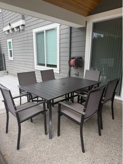 Patio table and chairs