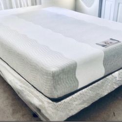 MATTRESS+BOX Queen size Memory Foam gel Tempurpedic 12”thick Comfortable+Quality Brand New Delivery Available We Finance