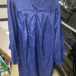 Blue Graduation Choir Robe Gown Unisex size 45” halloween costumes 