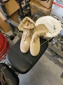 Army Combat Boots (Fishing/ Stucco)