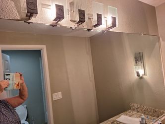 Bathroom Vanity Light Bar and sconces