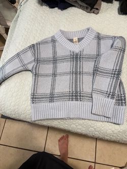 OshKosh Plaid Knit Sweater