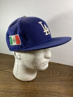 MLB Los Angeles Dodgers Mexico Flag 59fifty New Era Fitted Hat Cap 7 3/8