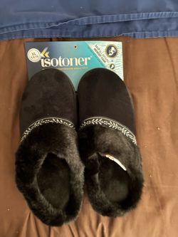 Isatoner Slippers Black