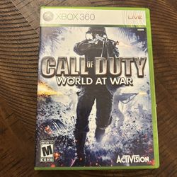 Call Of Duty World At War XBOX 360