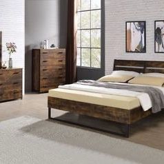 Brand New 4PC Rustic Bedroom Set