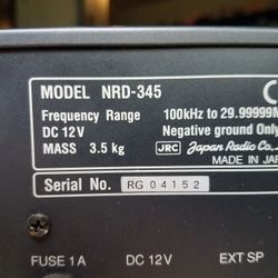 JRC-NRD-345HF RECEIVER
