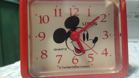 Vintage Mickey Mouse Alaarm Clock