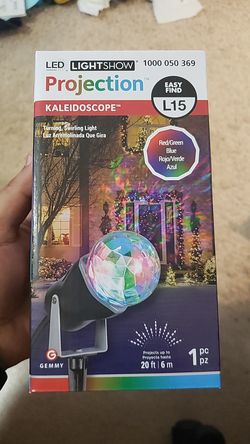 LED LIGHTSHOW Projection Kaleidoscope rbg swirl