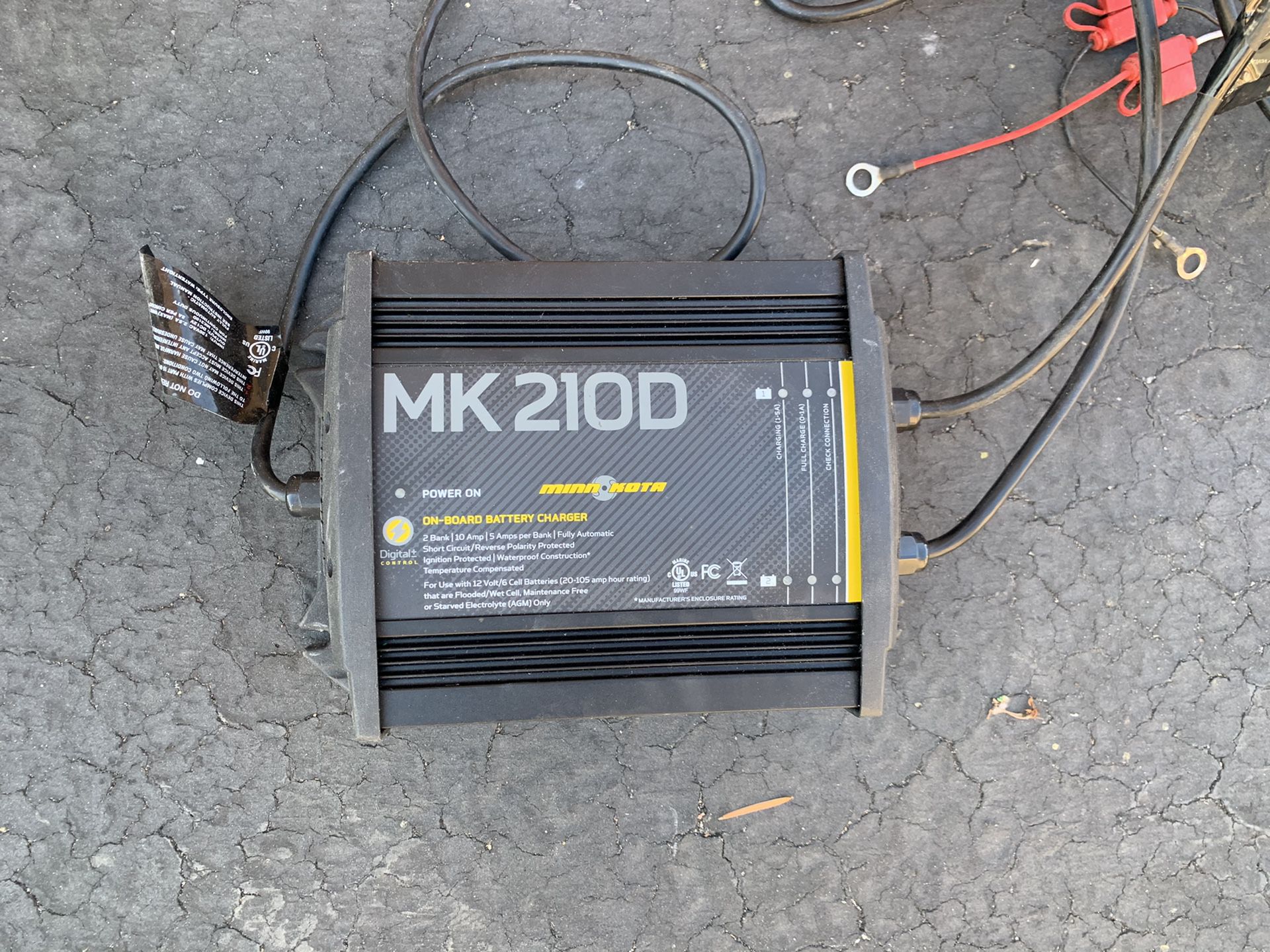 MinnKota MK210D on-board battery charger for boats