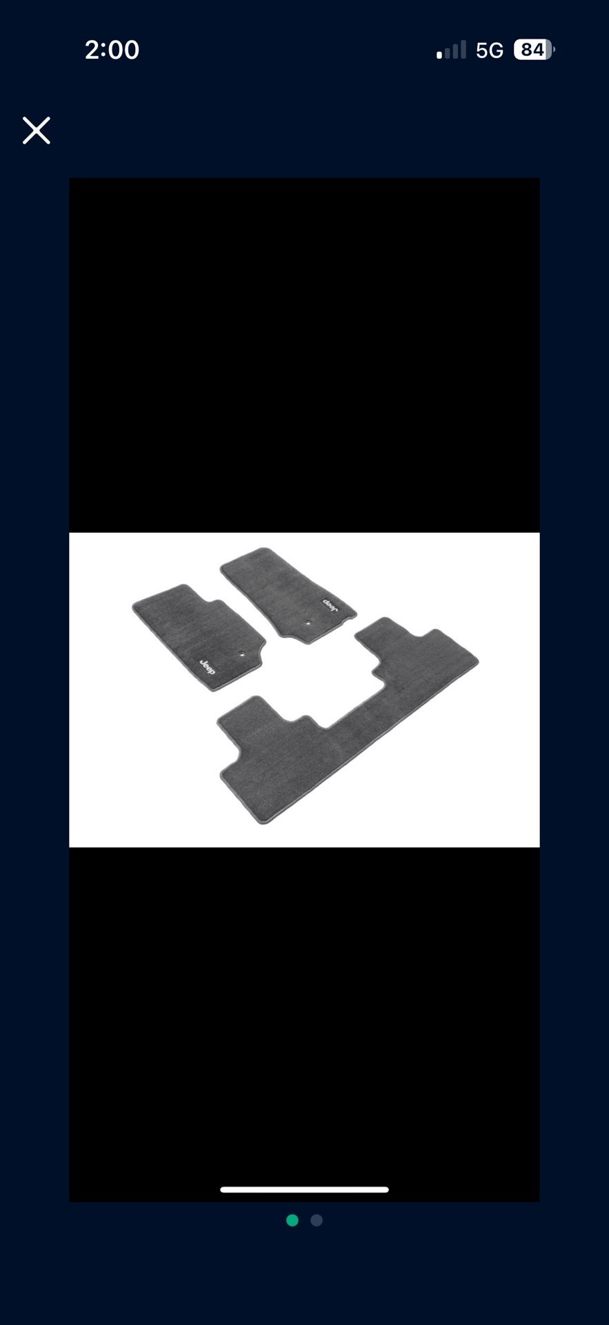 Jeep Wrangler JKU OEM Floor and Cargo Mat