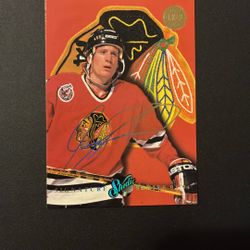 Jeremy Roenick 1993-94 Leaf Signature Studio Series 7 Blackhawks