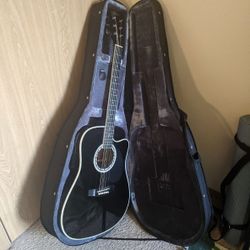 Black Esteban Electric Acustic Guitar