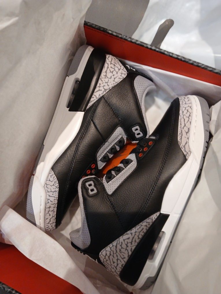 New Air Jordan 3 Size 8.5 Price Firm W/ RECEIPT!!!!!!