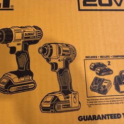 Two New Dewalt drill /driver /impect driver combo kit