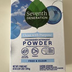 Seventh Generation Free & Clear Auto Dishwasher Detergent Powder - 45oz