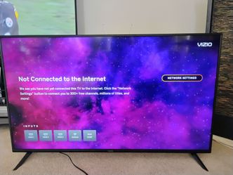 Vizio 50" Flat screen Smart TV.