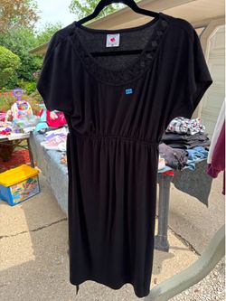 Maternity women summer dress size M black