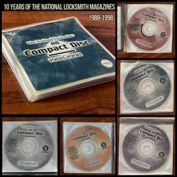 10 years of  NATIONAL LOCKSMITHS on COMPACT DISC , 5 CD SET 