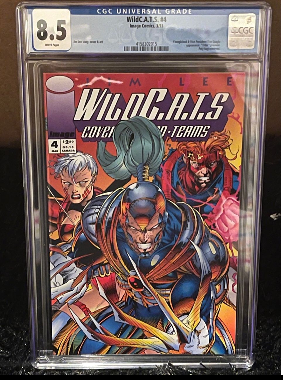 WILDC.A.T.S #4  JIM LEE SCOTT WILLIAMS CGC 8.5