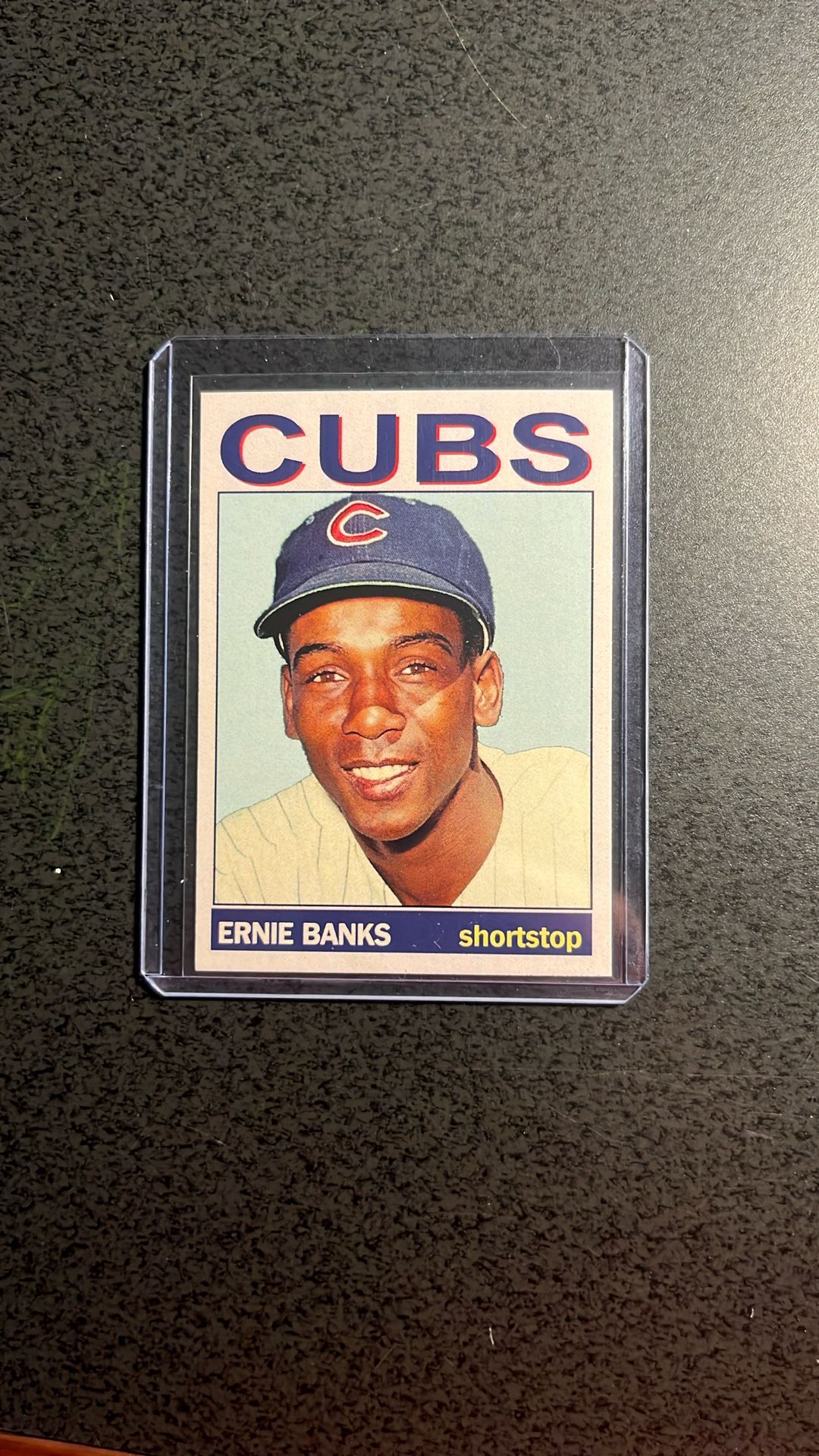 Ernie Banks, Cubs, ‘53 Season Baseball Card