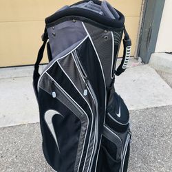Nike Golf Cart Bag 14-way Black and Gray