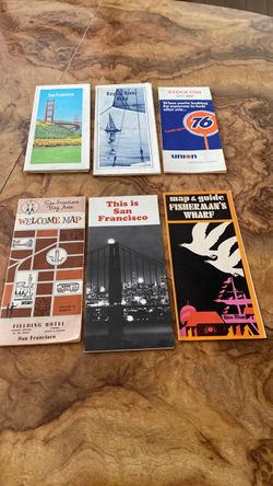 Vintage San Francisco & Stockton Travel Brochures (1960s–1970s Set)