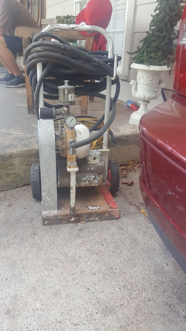 Goldblatt Texture Machine 13300 Pattern Pistol W/ Electric Compressor Gun
