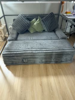 Cozy sofa with storage