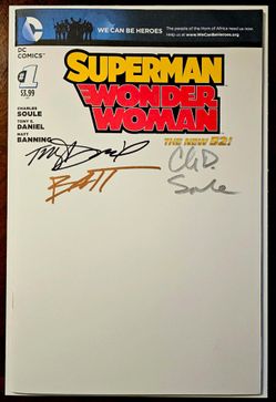 Superman/Wonder Woman #1 Variant E DC Comics 2013 Sign3x The New 52🔥🔥🔥