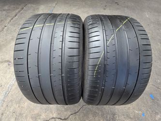 2 USED TIRES PIRELLI RFT 315/35/20