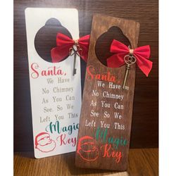 Santa’s Magic Key Door Hangers