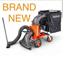 BRAND NEW IN BOX SuperHandy Leaf Vacuum & Wood Chipper – 7 HP 209cc Gas Engine, 6 Bushel Collection Bag, 10:1 Mulch Ratio, Dual Function