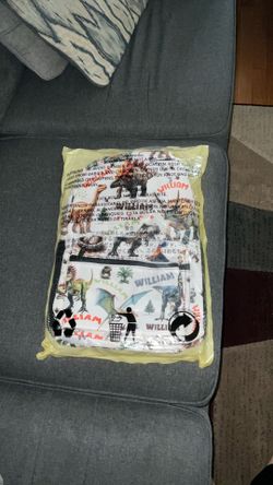 Backpack custom personalized dinosaurs William