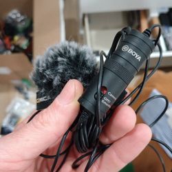 BOYA BY-M1 lavalier microphone. 