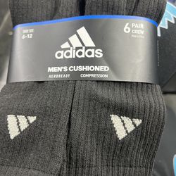 Men’s Adidas Socks - (3) Packs Total 