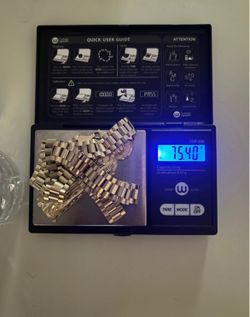 10k gold Rolex chain with 14k gold San Judas pendant 75.4grams