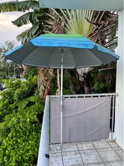 Stripey 7.2” Beach Umbrella