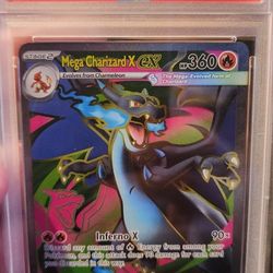 Pokemon Mega Charizard X Ex Psa 10
